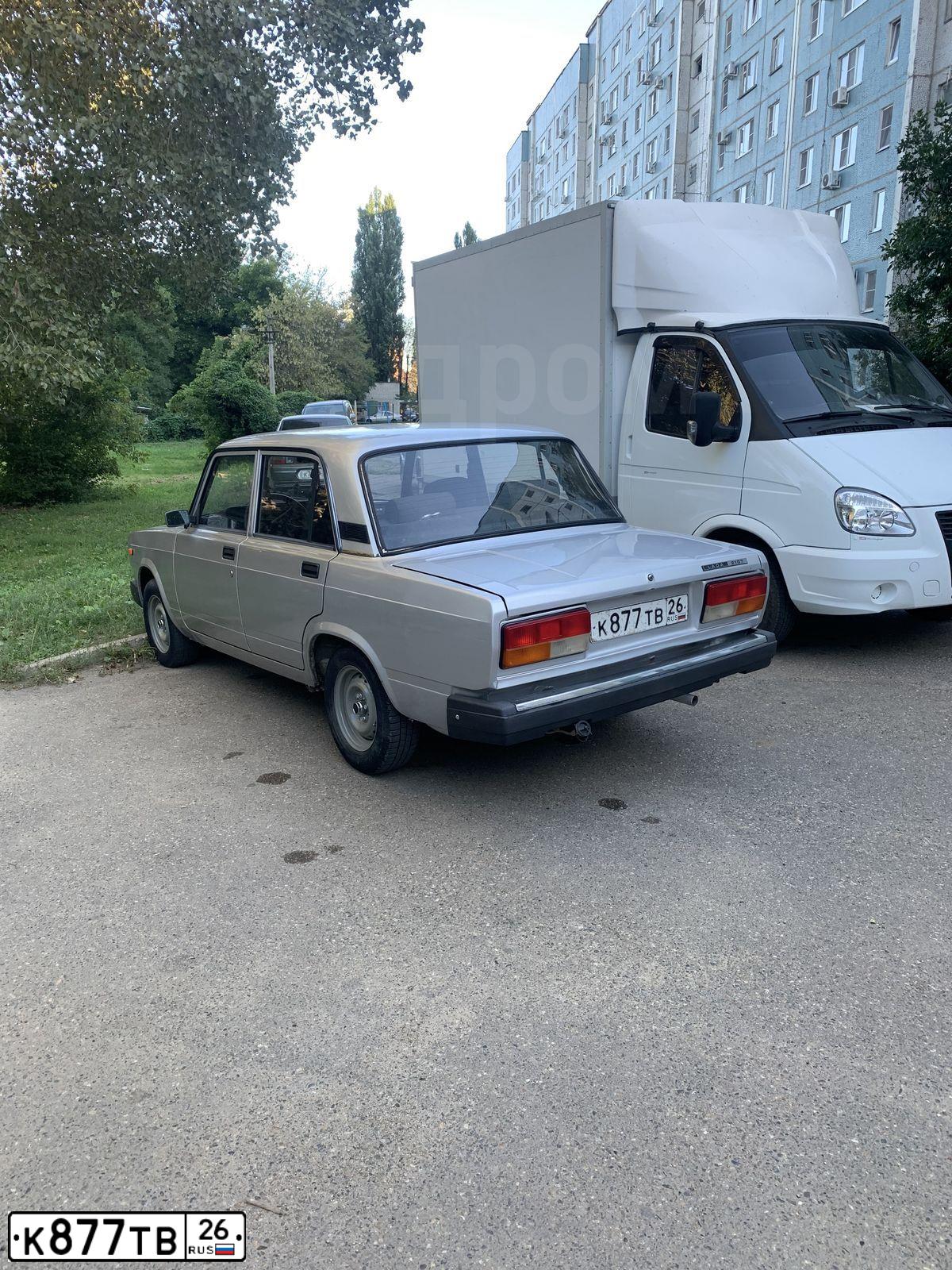 Фото автомобиля LADA 2107, 2010 — госномер Р753ТМ126. Цвет: СВЕТЛО-СЕРЕБРИСТЫЙ МЕТАЛЛ