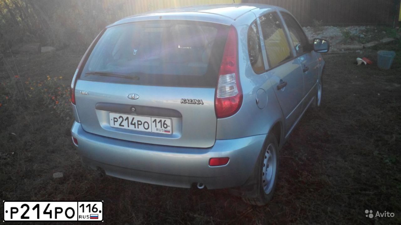 Фото автомобиля LADA KALINA, 2012 — госномер Н753ТК702. Цвет: голубой