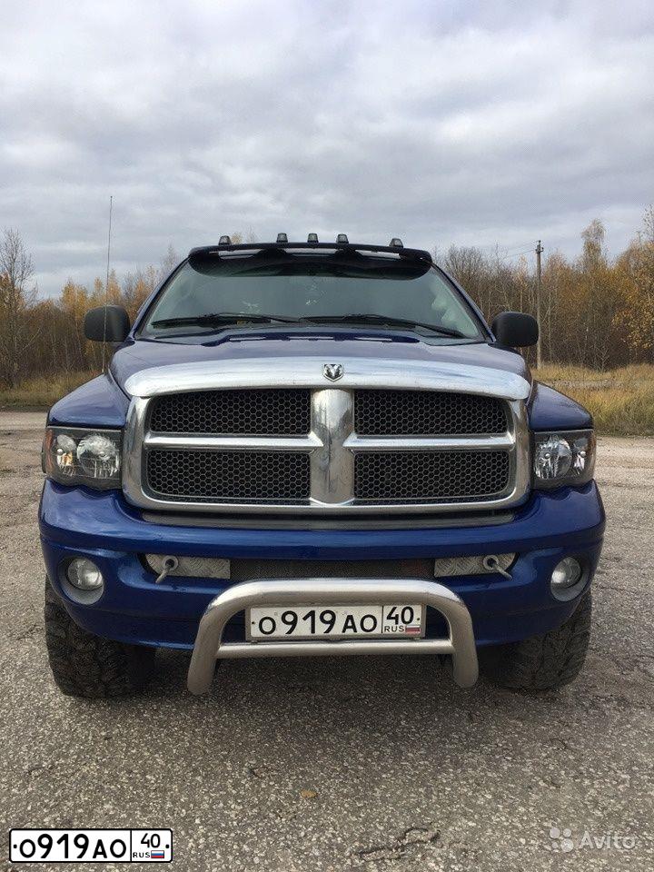 Фото автомобиля DODGE RAM, 2002 — госномер Р666ОР163. Цвет: СИНИЙ