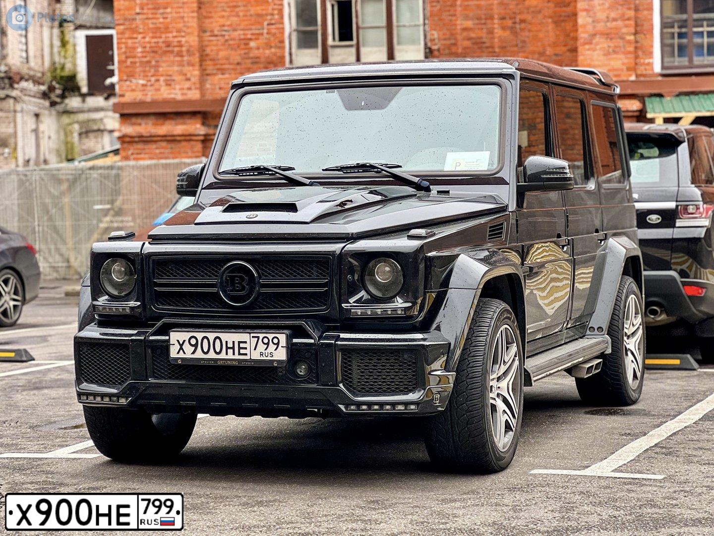 Фото автомобиля MERCEDES G-KLASSE, 2016 — госномер Х900НЕ799. Цвет: ЧЕРНЫЙ