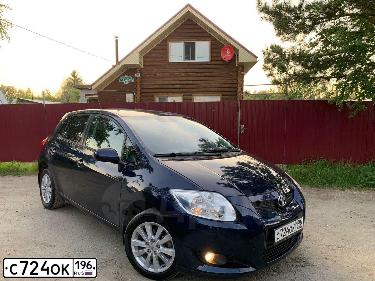 Фото автомобиля TOYOTA AURIS, 2007 — госномер С724ОК196. Цвет: Темно-синий