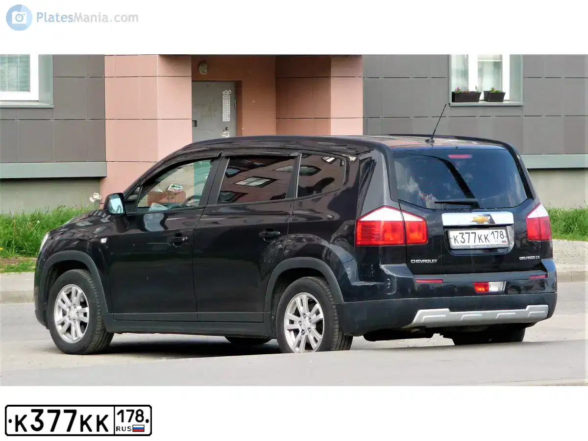 Фото автомобиля CHEVROLET ORLANDO, 2012 — госномер А500ОС147. Цвет: ЧЕРНЫЙ