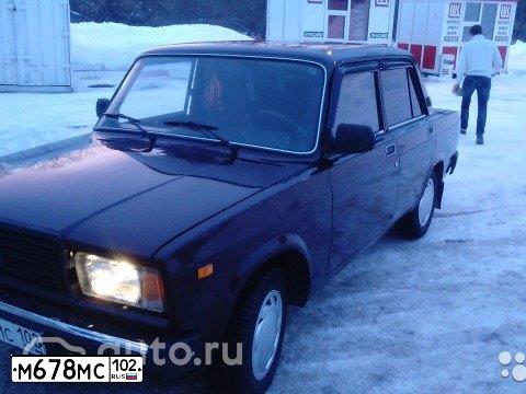 Фото автомобиля LADA 2107, 2008 — госномер М678МС102. Цвет: ТЕМНО-ВИШНЕВЫЙ