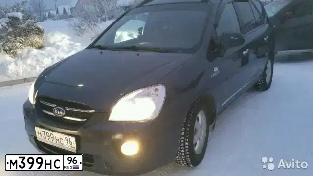 Фото автомобиля KIA CARENS, 2008 — госномер У171ЕУ102. Цвет: ТЕМНО-СЕРЫЙ
