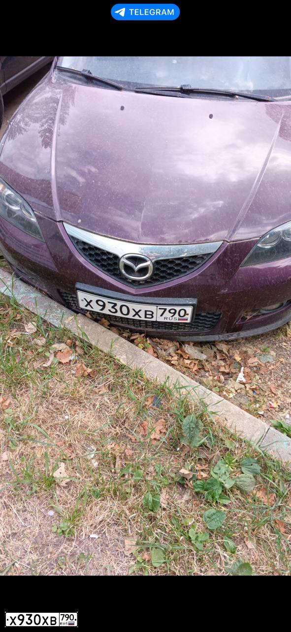 Фото автомобиля MAZDA 3, 2007 — госномер А803УУ197. Цвет: ВИШНЕВЫЙ ТЕМНЫЙ