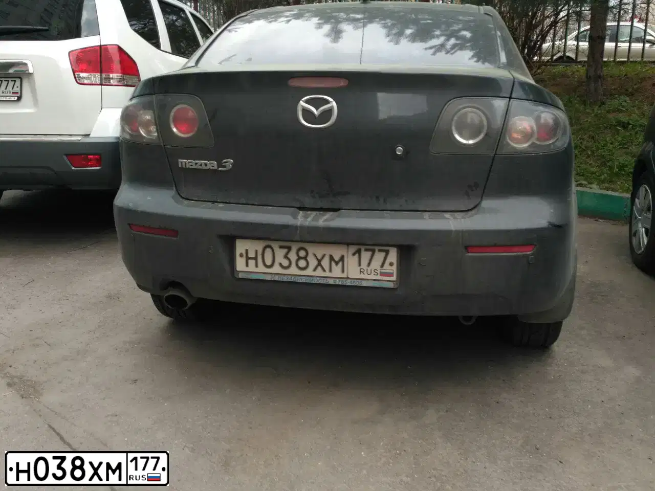 Фото автомобиля MAZDA A 3, 2007 — госномер А517ЕР797. Цвет: ЧЕРНЫЙ