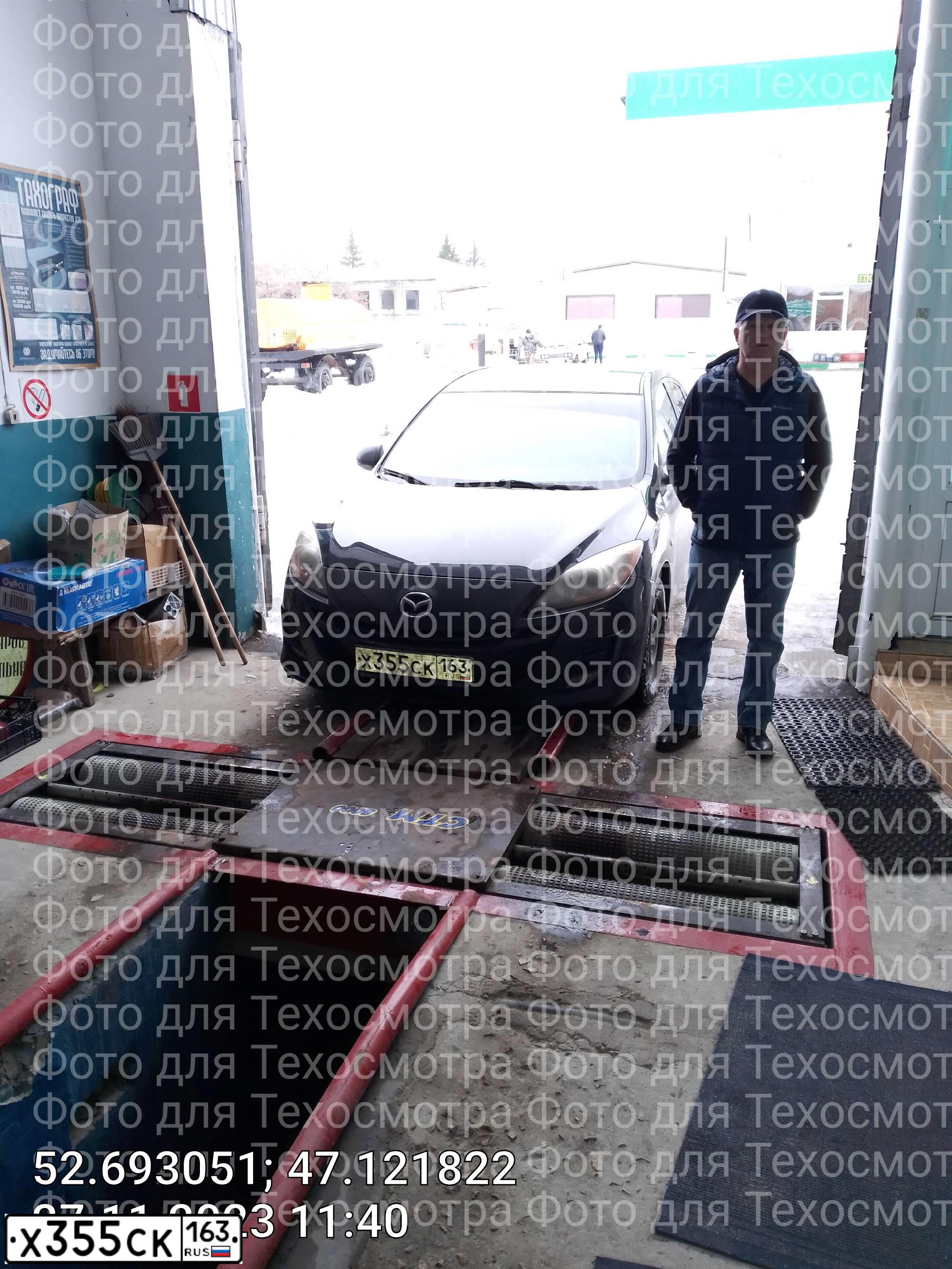 Фото автомобиля MAZDA 3, 2010 — госномер У355СК163. Цвет: ЧЕРНЫЙ