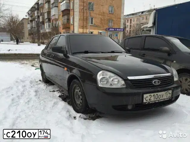 Фото автомобиля LADA 2172 PRIORA, 2008 — госномер С210ОУ174. Цвет: ЗЕЛЕНЫЙ