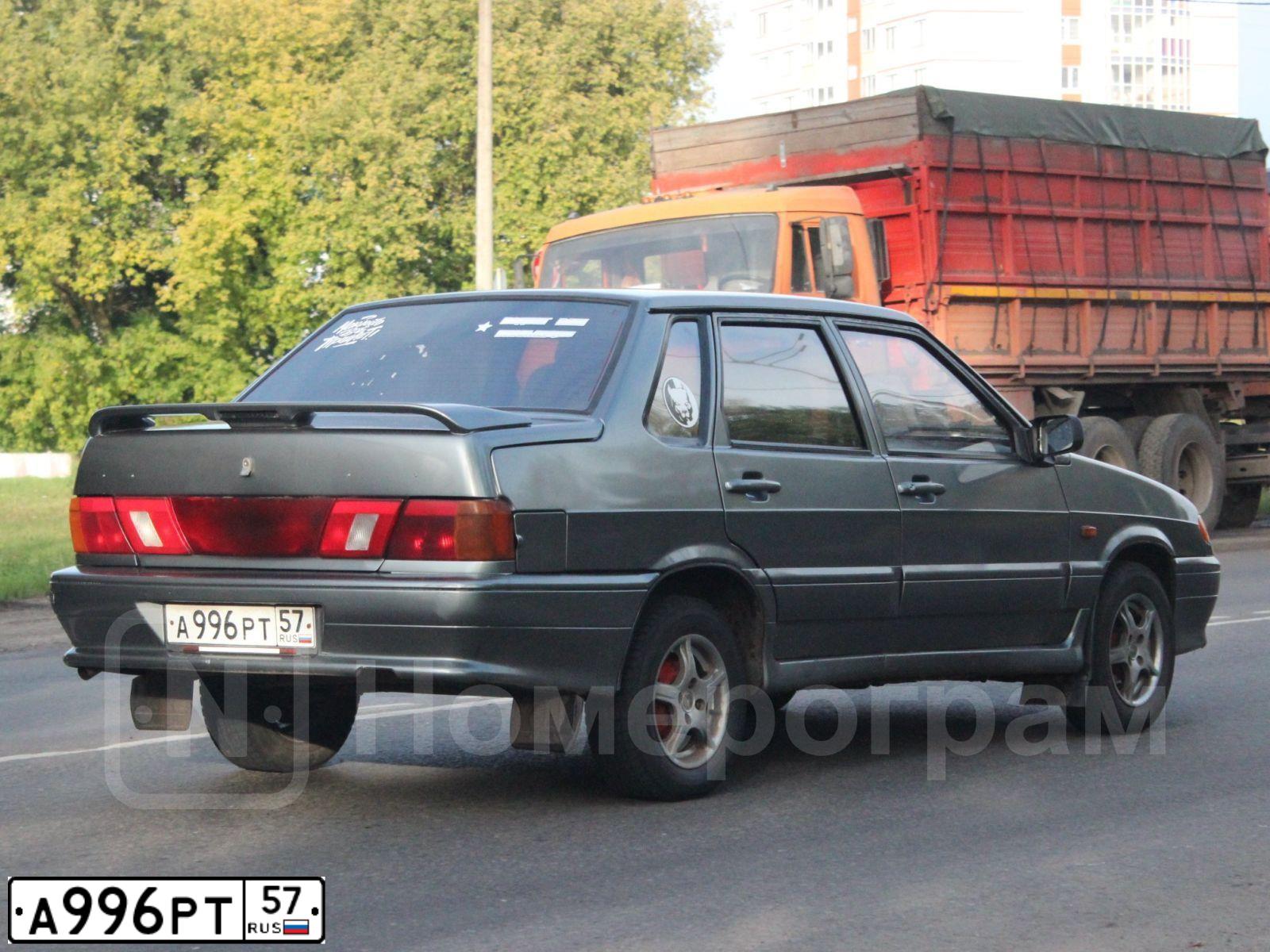 Фото автомобиля LADA 2115 SAMARA, 2004 — госномер А996РТ57. Цвет: СРЕДНИЙ СЕРО-ЗЕЛЕНЫЙ МЕТ.