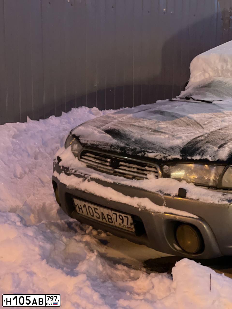 Фото автомобиля SUBARU OUTBACK, 1997 — госномер В187УХ150. Цвет: ЗЕЛЕНЫЙ ТЕМНЫЙ