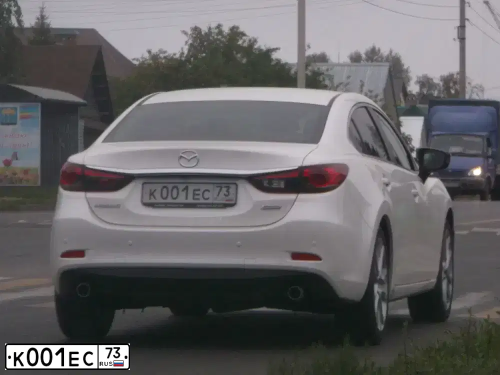 Фото автомобиля MERCEDES GLS-KLASSE, 2019 — госномер К001ЕС73. Цвет: БЕЛЫЙ