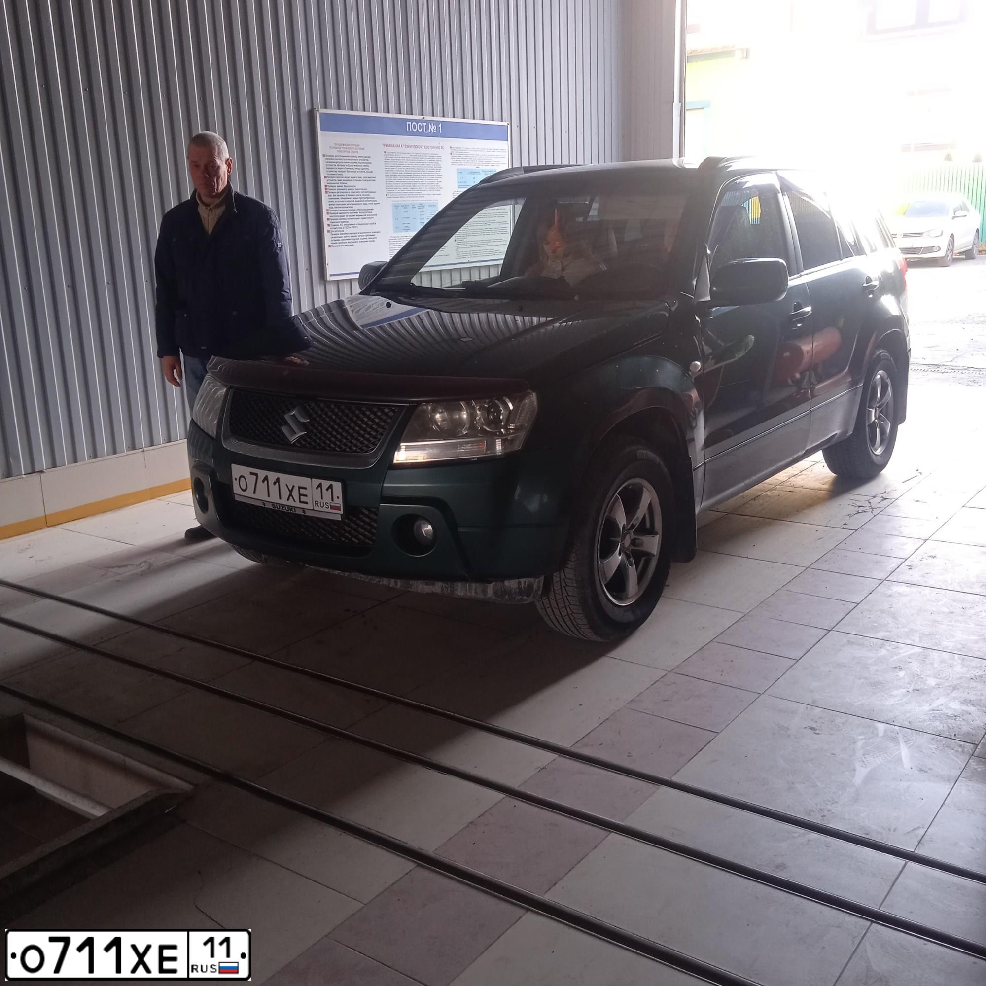 Фото автомобиля SUZUKI /GRAND/ VITARA, 2006 — госномер С300СС11. Цвет: ЗЕЛЕНЫЙ
