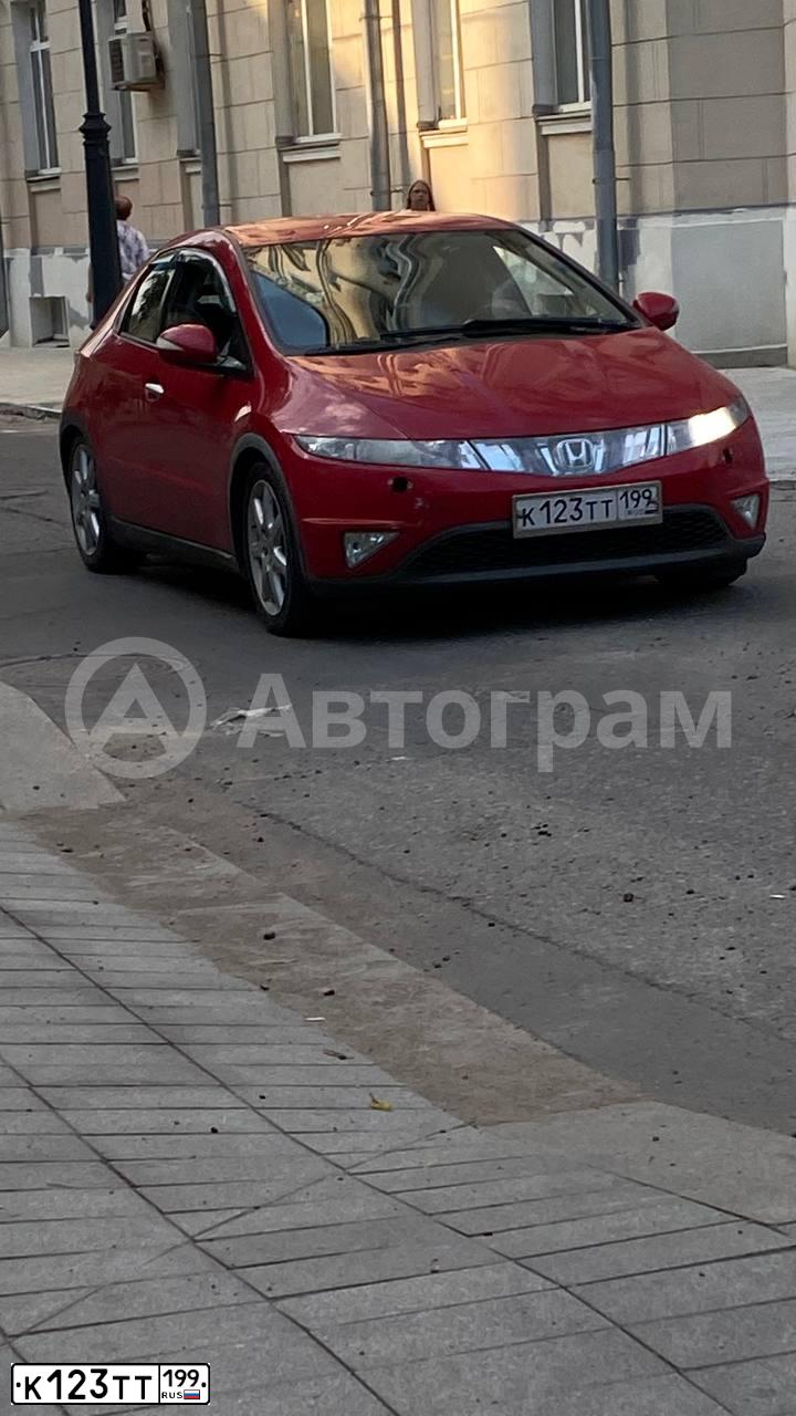 Фото автомобиля HONDA CIVIC, 2008 — госномер Р226ТР46