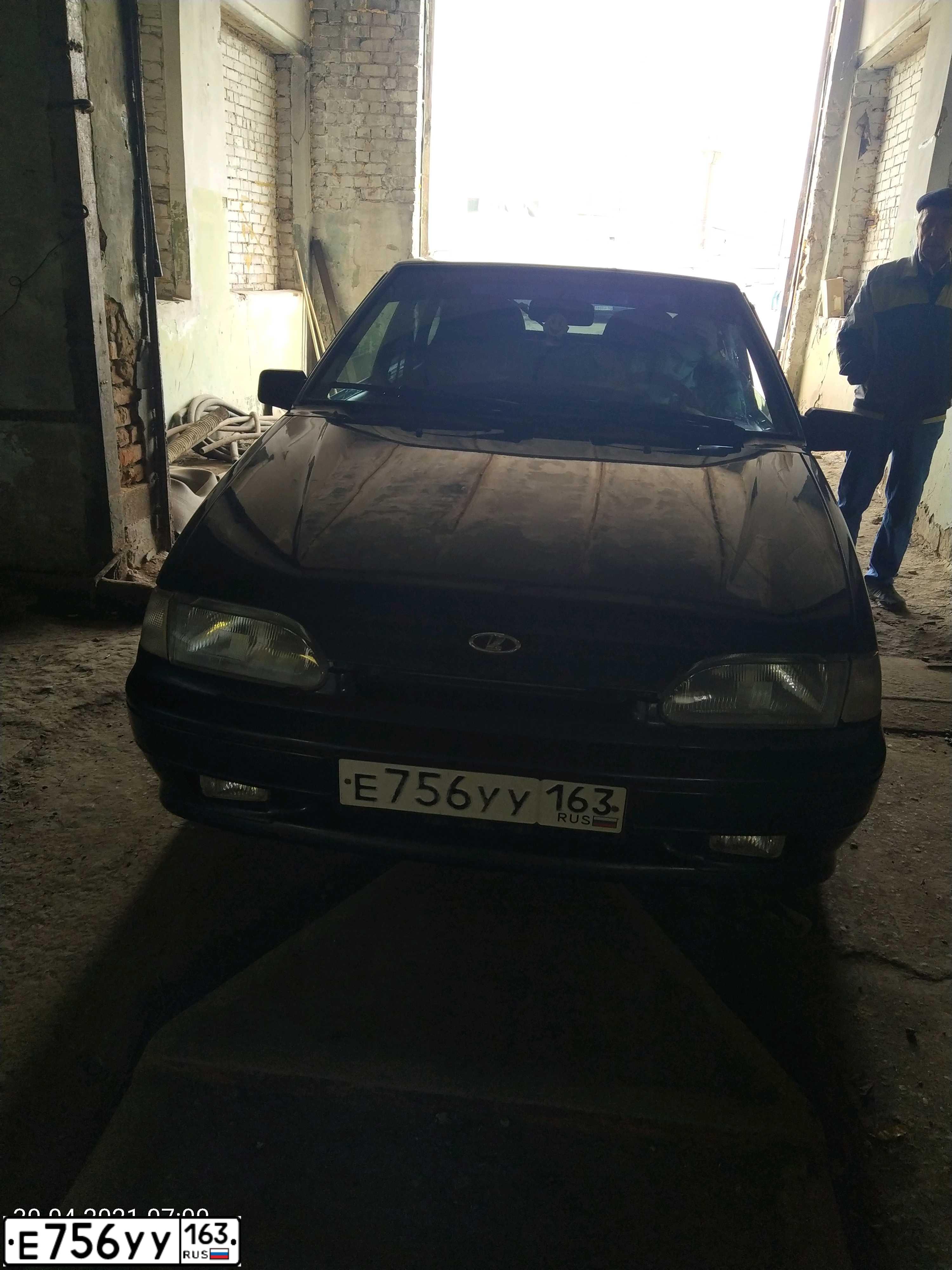 Фото автомобиля LADA 2114 SAMARA, 2007 — госномер Е756УУ163. Цвет: ГРАФИТОВЫЙ МЕТАЛЛИК
