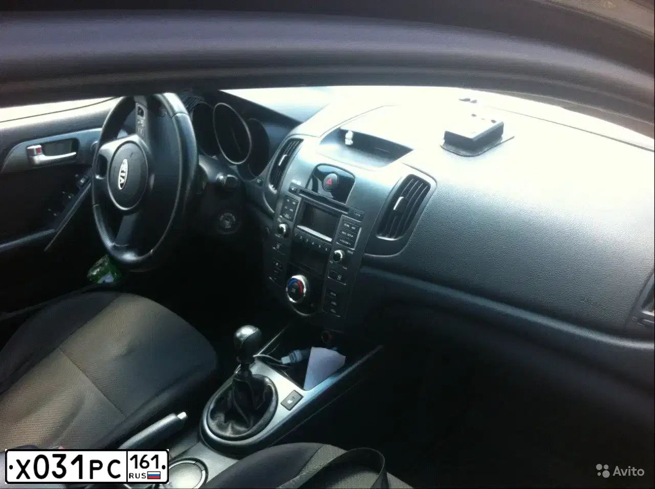 Фото автомобиля KIA CERATO, 2009 — госномер В536ВМ761. Цвет: ЧЕРНЫЙ