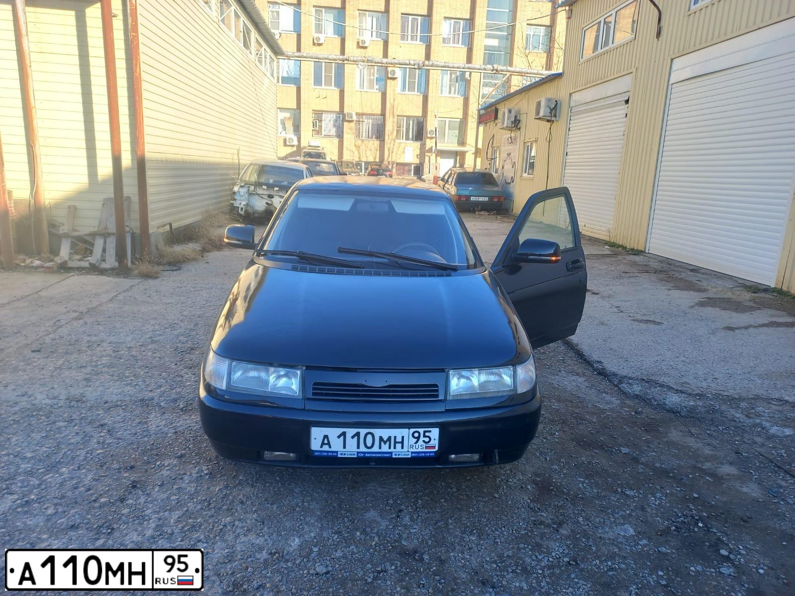 Фото автомобиля LADA 2110, 2004 — госномер А110МН95. Цвет: ГРАФИТОВЫЙ МЕТАЛЛИК