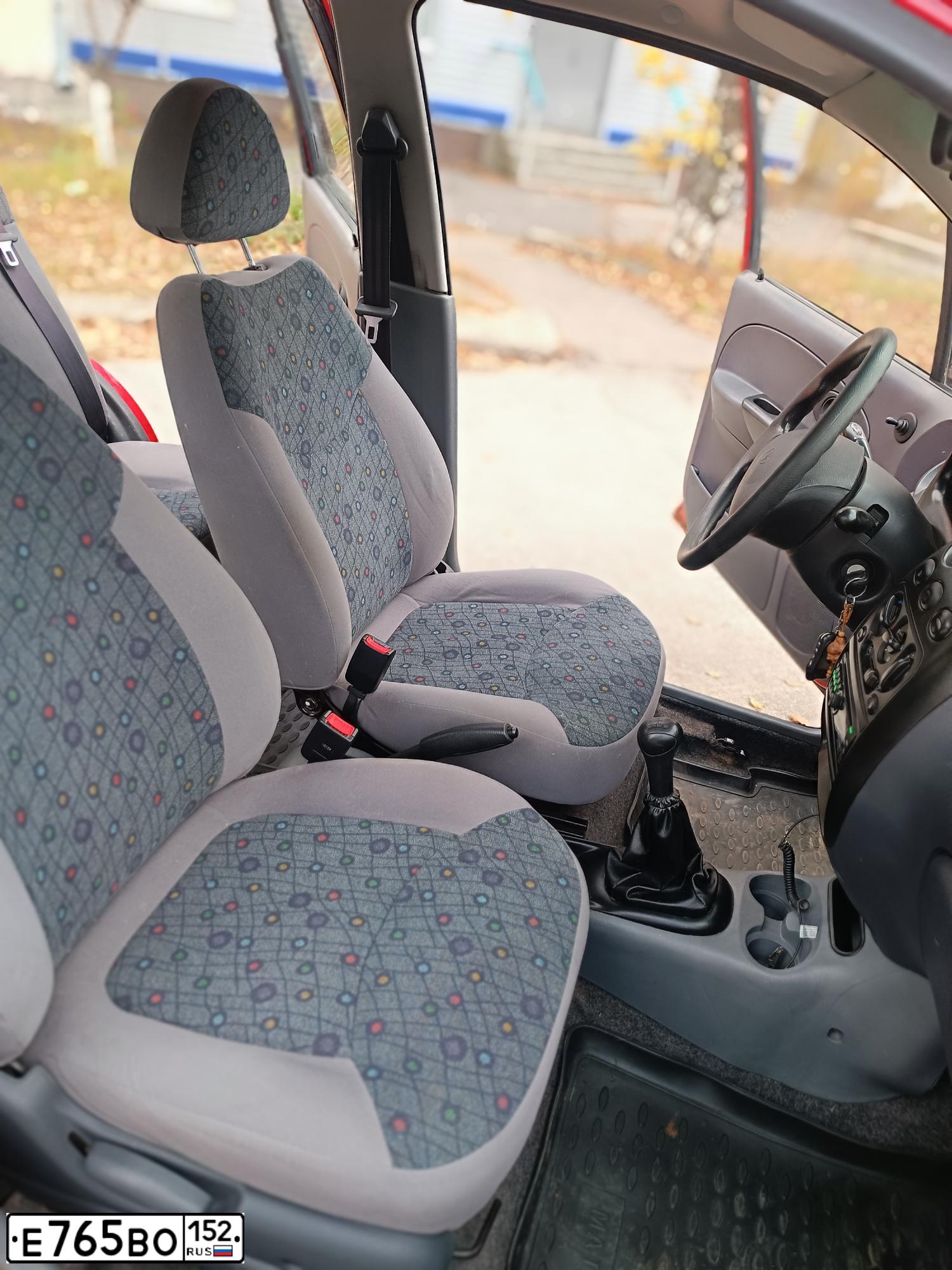 Фото автомобиля DAEWOO MATIZ, 2011 — госномер Е765ВО152. Цвет: ЯРКО-КРАСНЫЙ
