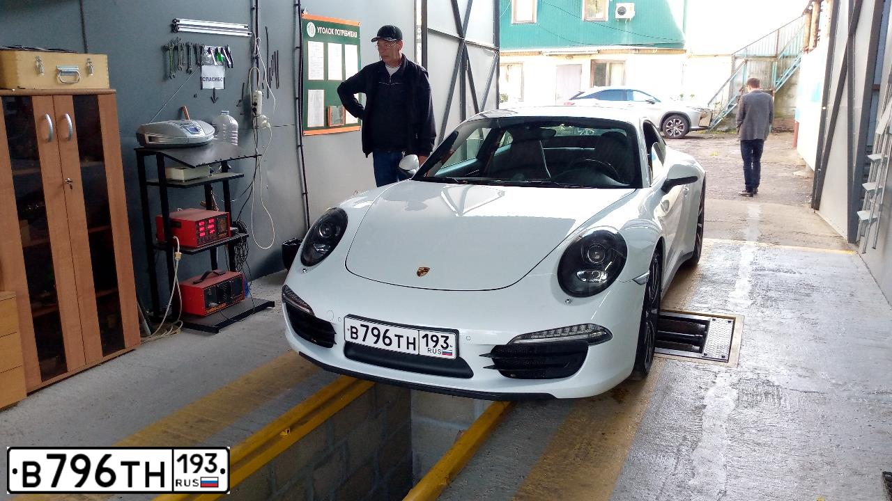 Фото автомобиля PORSCHE 911, 2013 — госномер М911ОС193