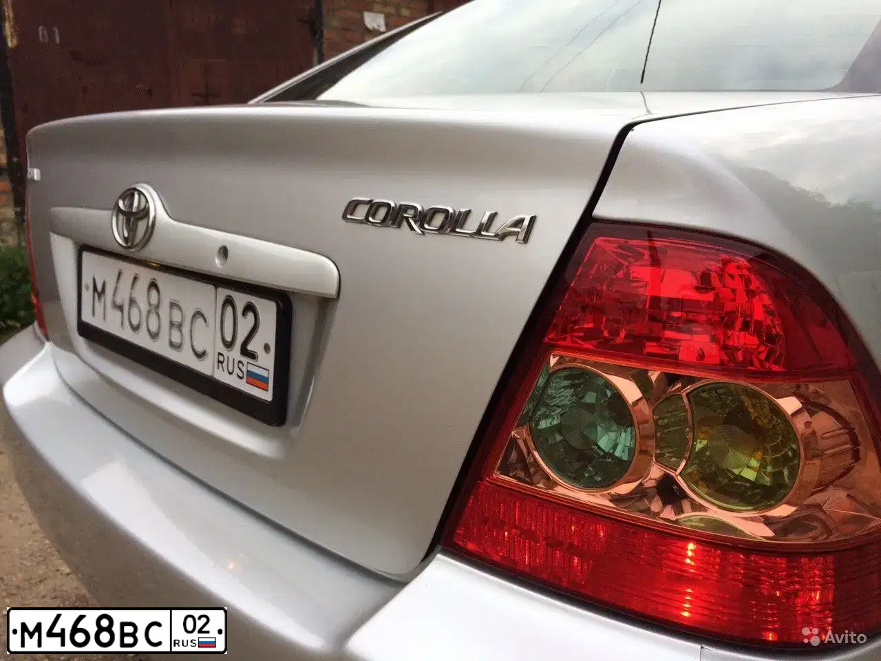 Фото автомобиля TOYOTA COROLLA, 2006 — госномер М468ВС02. Цвет: СЕРЕБРИСТЫЙ