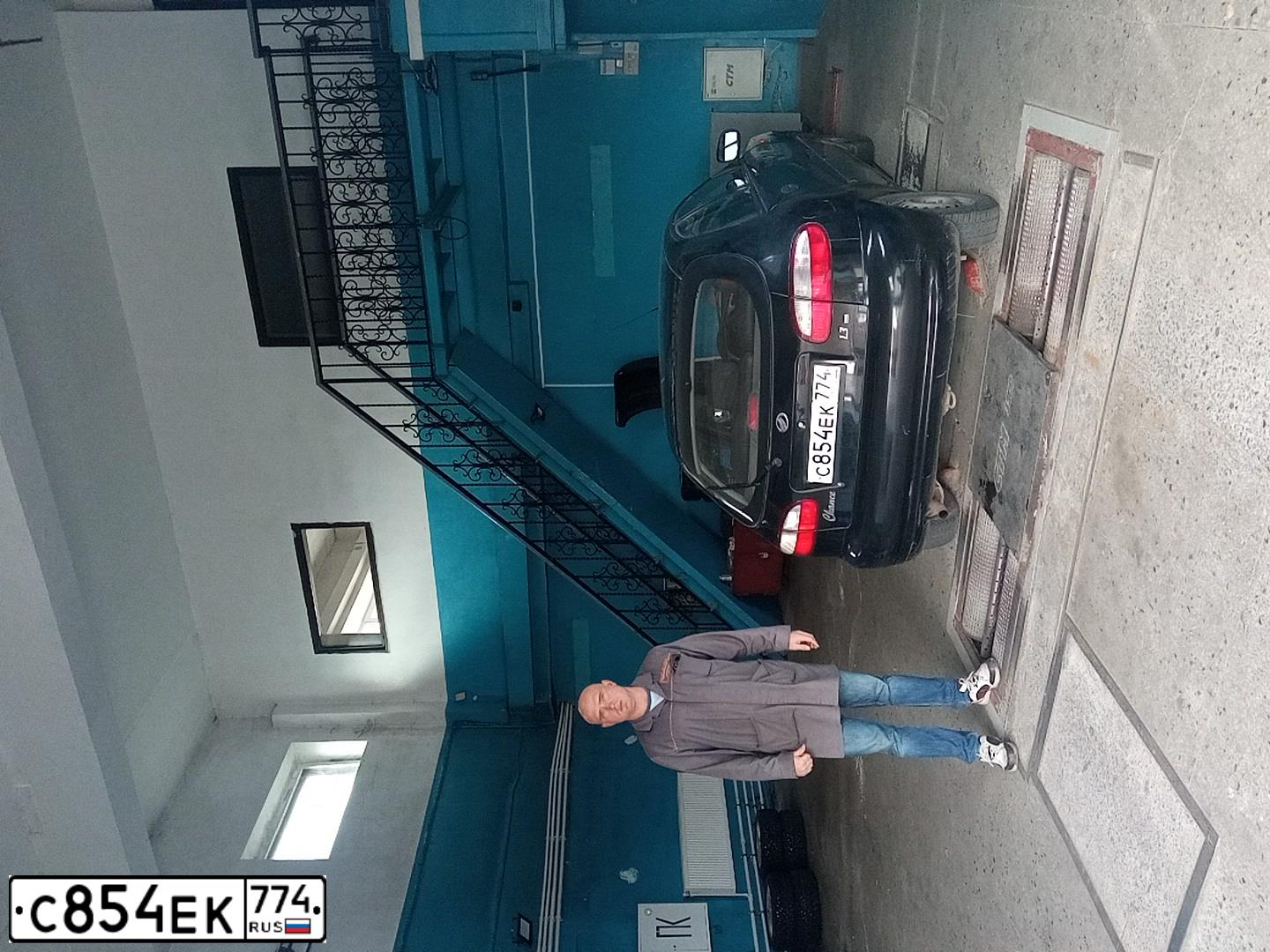 Фото автомобиля ZAZ CHANCE, 2011 — госномер С854ЕК774. Цвет: ЧЕРНЫЙ