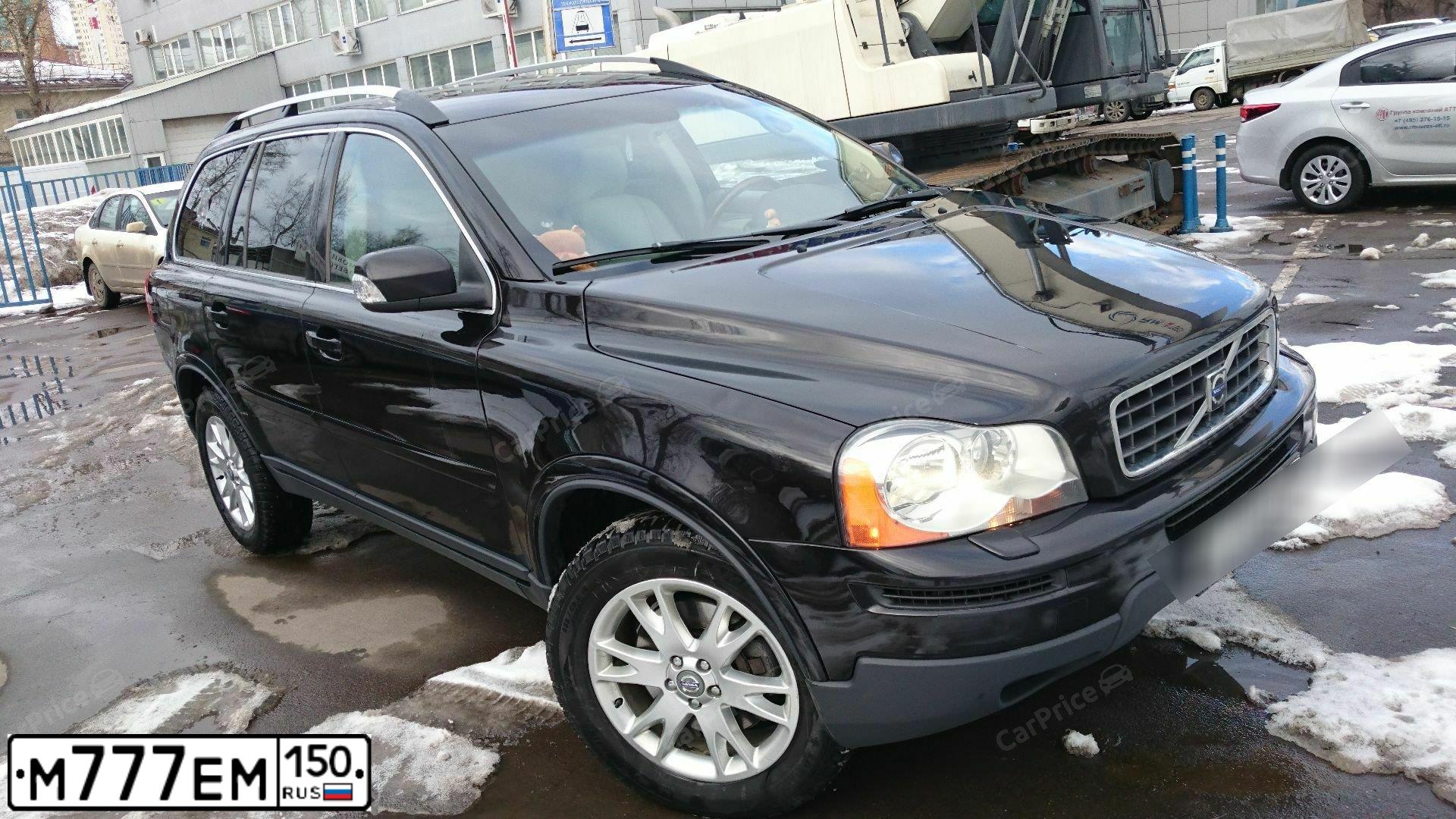 Фото автомобиля VOLVO XC90, 2009 — госномер М777ЕМ150. Цвет: ЧЕРНЫЙ