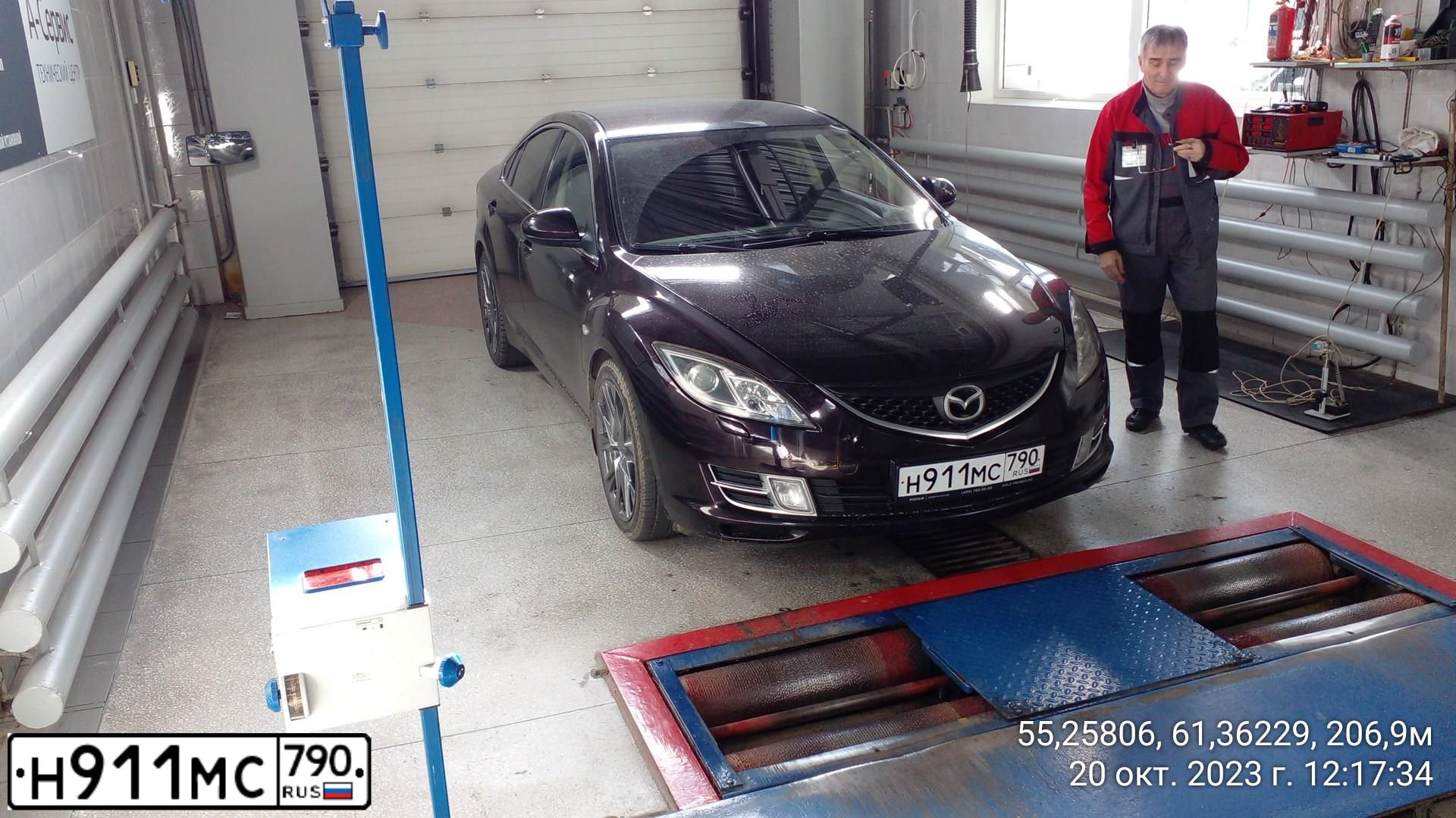 Фото автомобиля MAZDA 6, 2008 — госномер Е543КО774