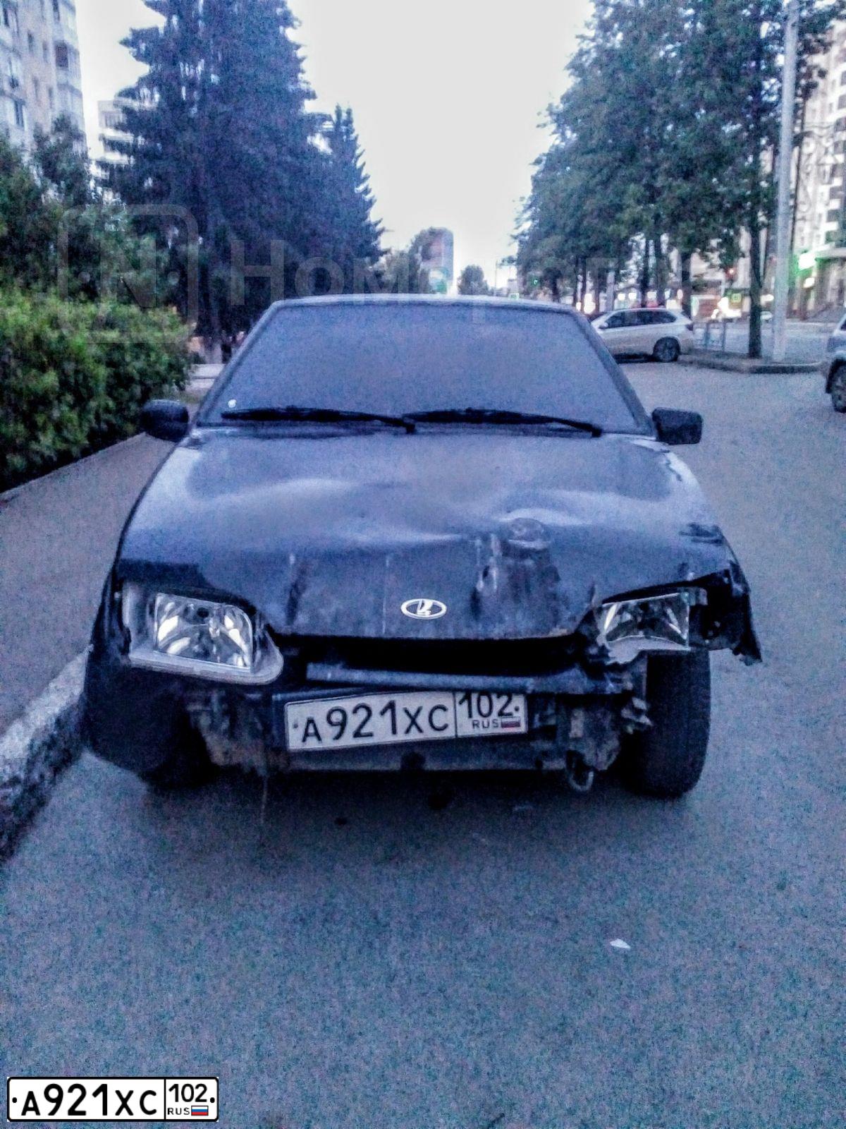 Фото автомобиля LADA 2114 SAMARA, 2007 — госномер А921ХС102. Цвет: ГРАФИТОВЫЙ МЕТАЛЛИК