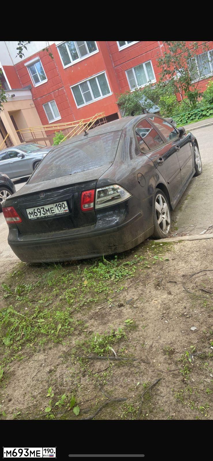 Фото автомобиля SAAB 9-3, 2006 — госномер М693МЕ190. Цвет: ЧЕРНЫЙ