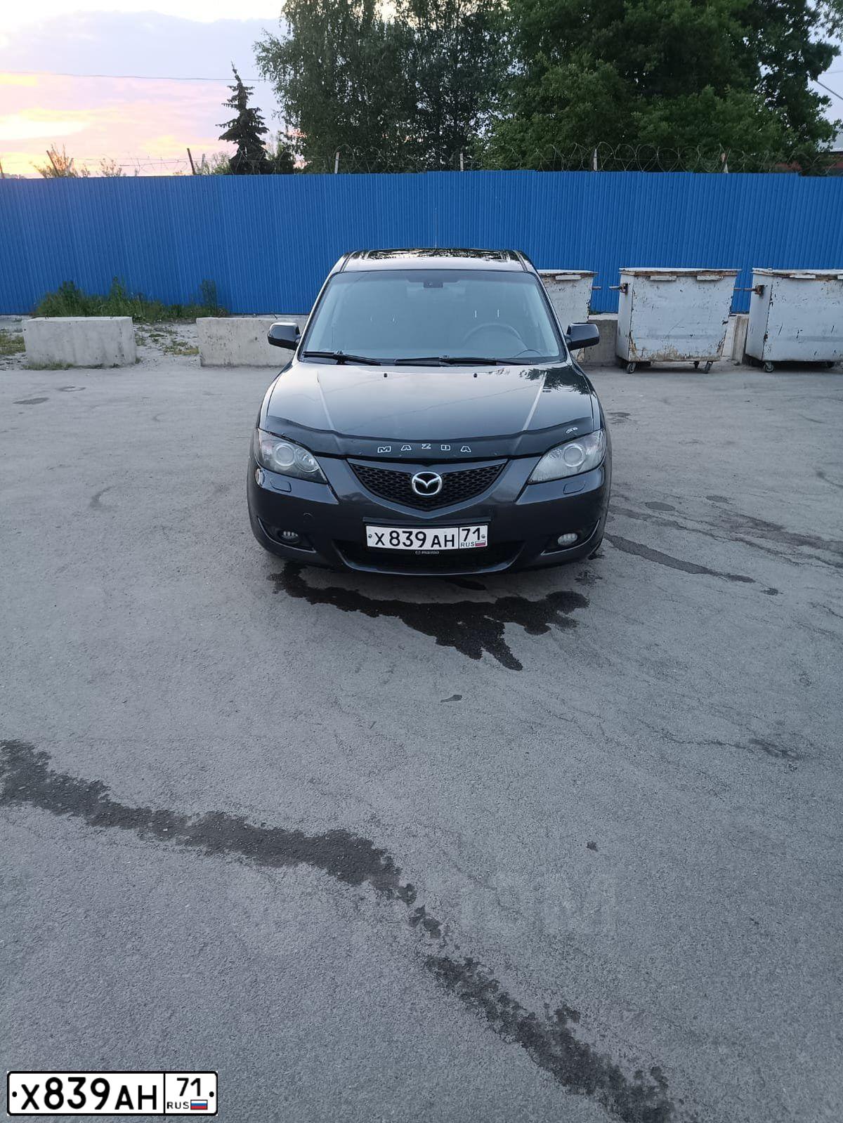 Фото автомобиля MAZDA 3, 2006 — госномер С762ТТ790. Цвет: СЕРЫЙ