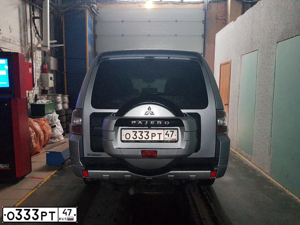 Фото автомобиля MITSUBISHI PAJERO, 2011 — госномер Н838КО21