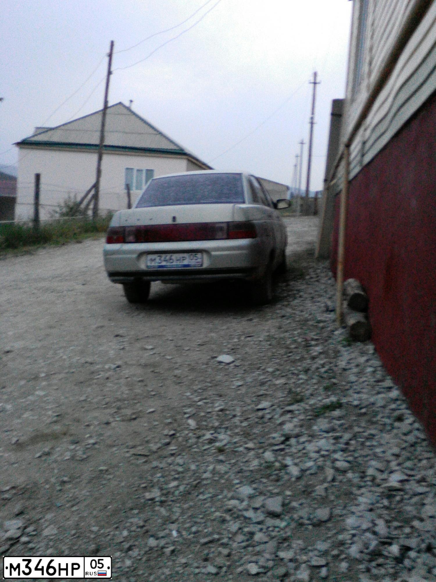 Фото автомобиля LADA 2110, 1998 — госномер М346НР05. Цвет: СЕРЫЙ