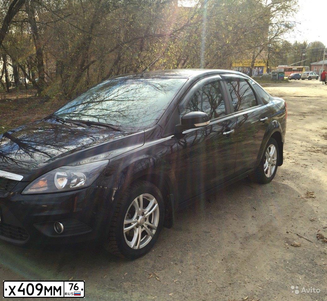 Фото автомобиля FORD FOCUS, 2008 — госномер Х409ММ76. Цвет: ЧЕРНЫЙ