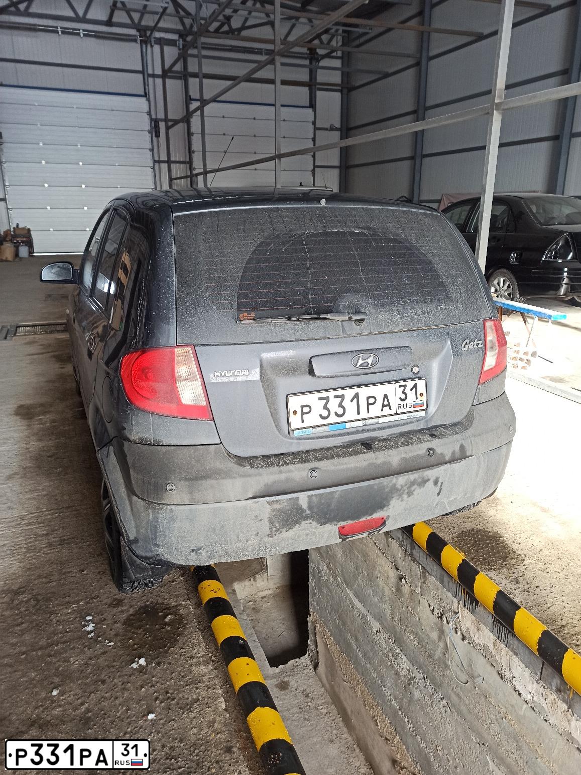 Фото автомобиля DAEWOO MATIZ, 2010 — госномер Р334РА31. Цвет: СИНЕ-ГЛАЗУРИСТЫЙ