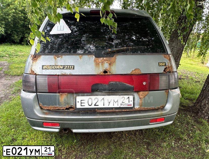 Фото автомобиля BOGDAN 2110/2111, 2012 — госномер Н437МС21. Цвет: ТЕМНО-СЕРЫЙ