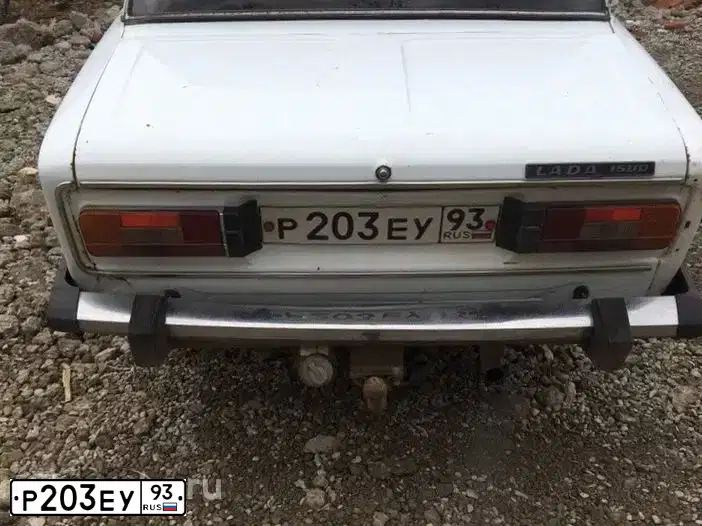 Фото автомобиля LADA 2106, 1995 — госномер Р933ВС93. Цвет: Белый