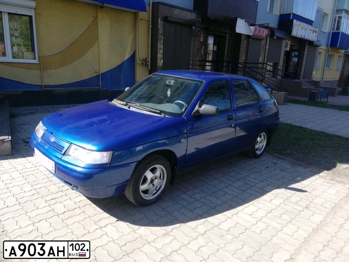 Фото автомобиля ВАЗ 21124 ЛАДА 112, 2007 — госномер А903АН102. Цвет: синий