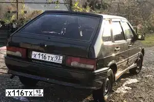 Фото автомобиля LADA 2114 SAMARA, 2007 — госномер Х116ТХ93. Цвет: ТЕМНО-СЕРЫЙ
