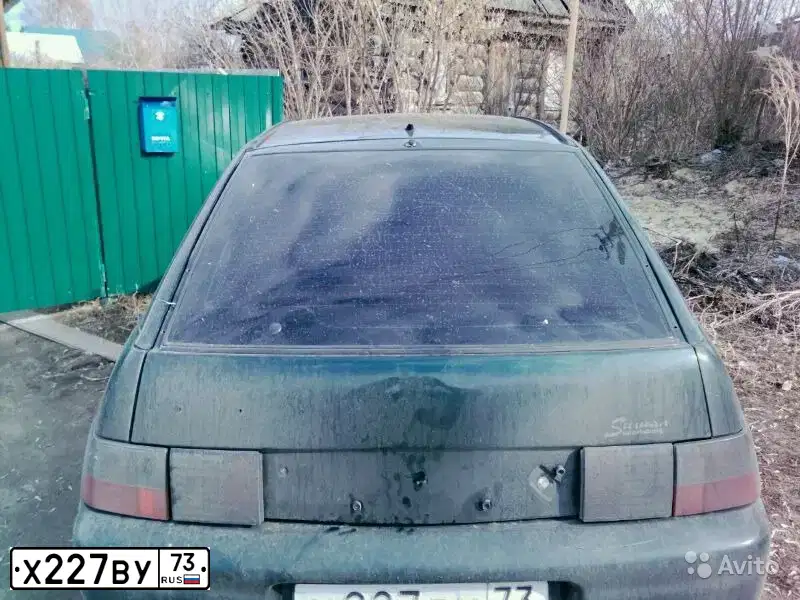 Фото автомобиля LADA 2112, 2003 — госномер С007ВУ73. Цвет: Темно-зеленый