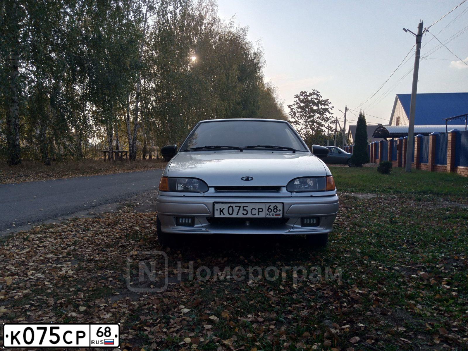 Фото автомобиля LADA 2115 SAMARA, 2003 — госномер К075СР68. Цвет: СВЕТЛО-СЕРБРИСТЫЙ МЕТАЛЛИК