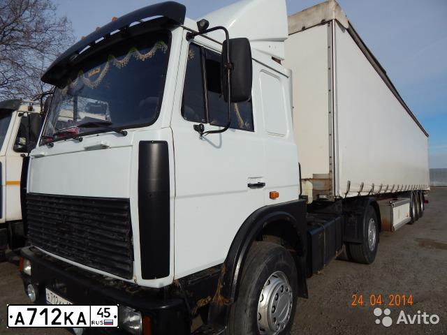 Фото автомобиля MAZ 5432 /4X2/, 2006 — госномер Р749ТВ72. Цвет: Белый