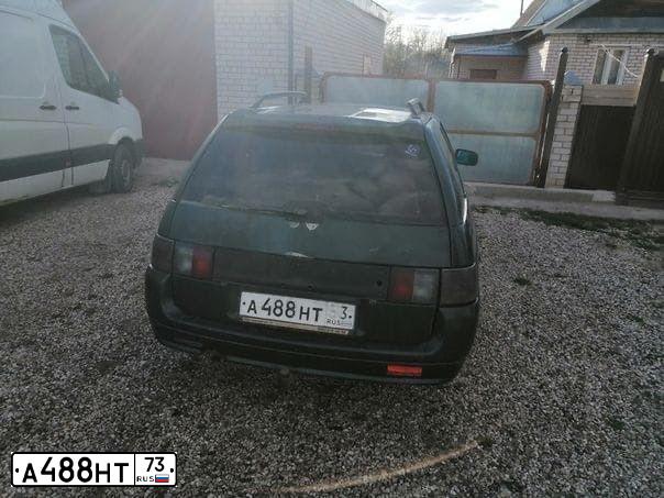 Фото автомобиля LADA 2170 PRIORA, 2007 — госномер А488НТ73. Цвет: ЧЕРНЫЙ