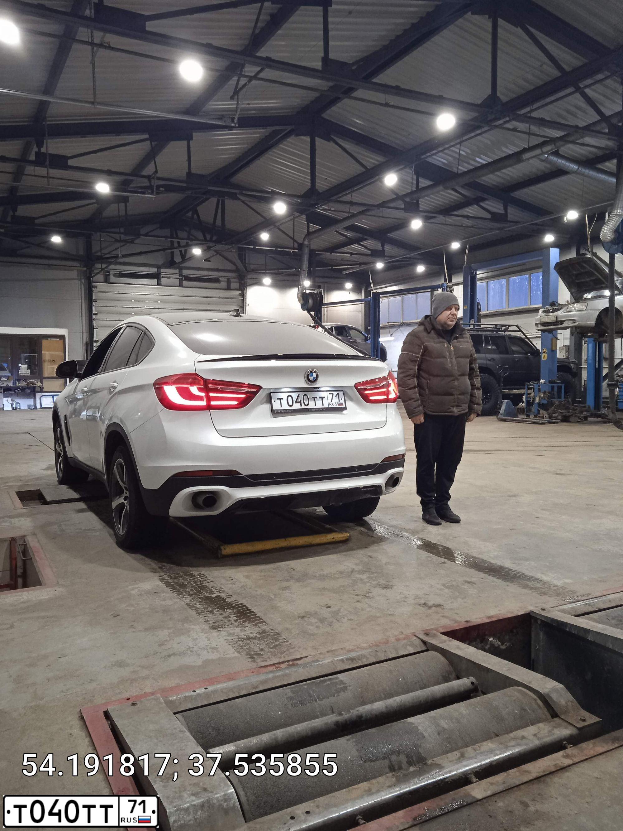 Фото автомобиля BMW X6, 2016 — госномер Т040ТТ71