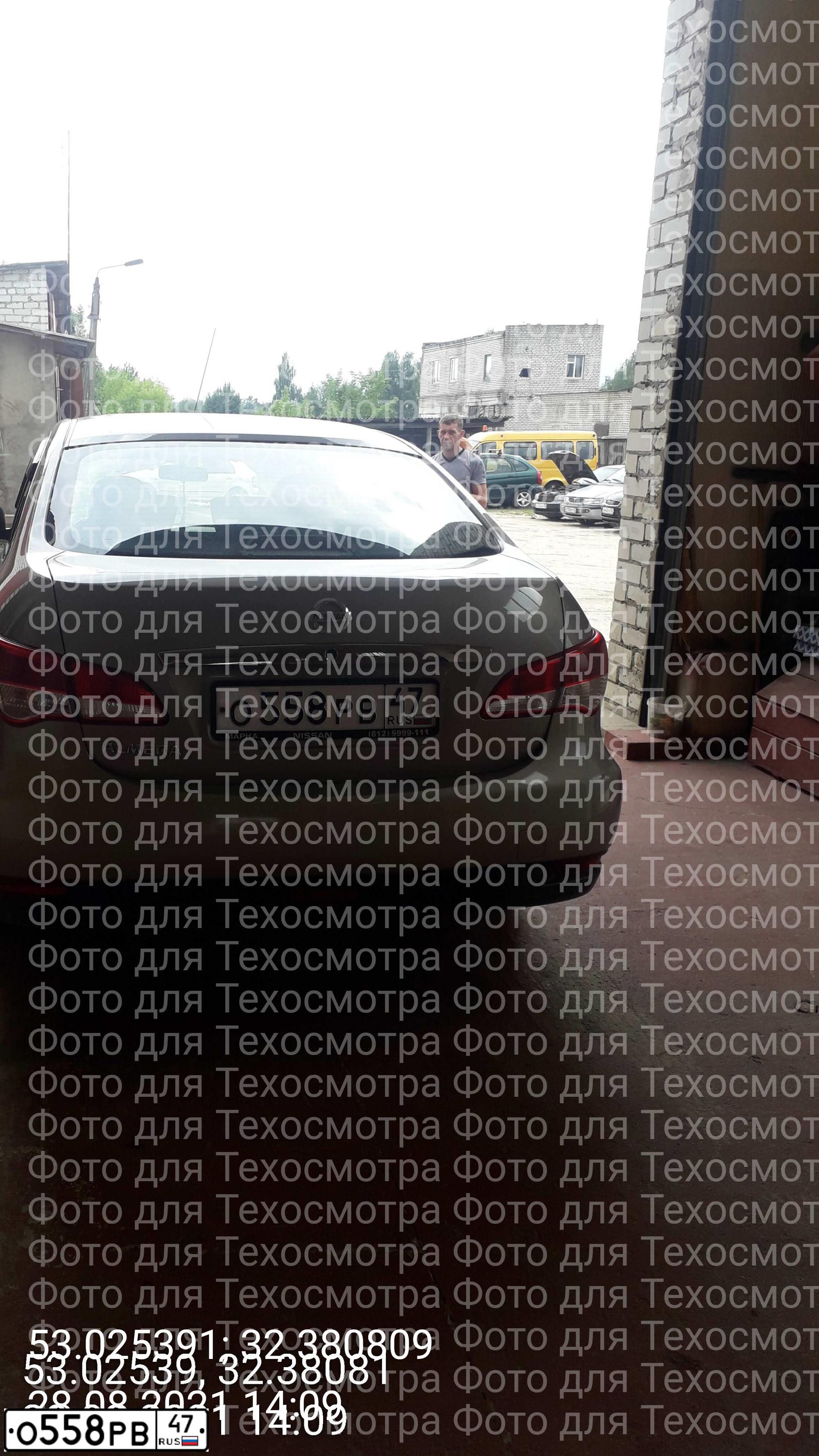 Фото автомобиля NISSAN ALMERA AVTOVAZ, 2017 — госномер О558РВ47. Цвет: СЕРО-БЕЖЕВЫЙ