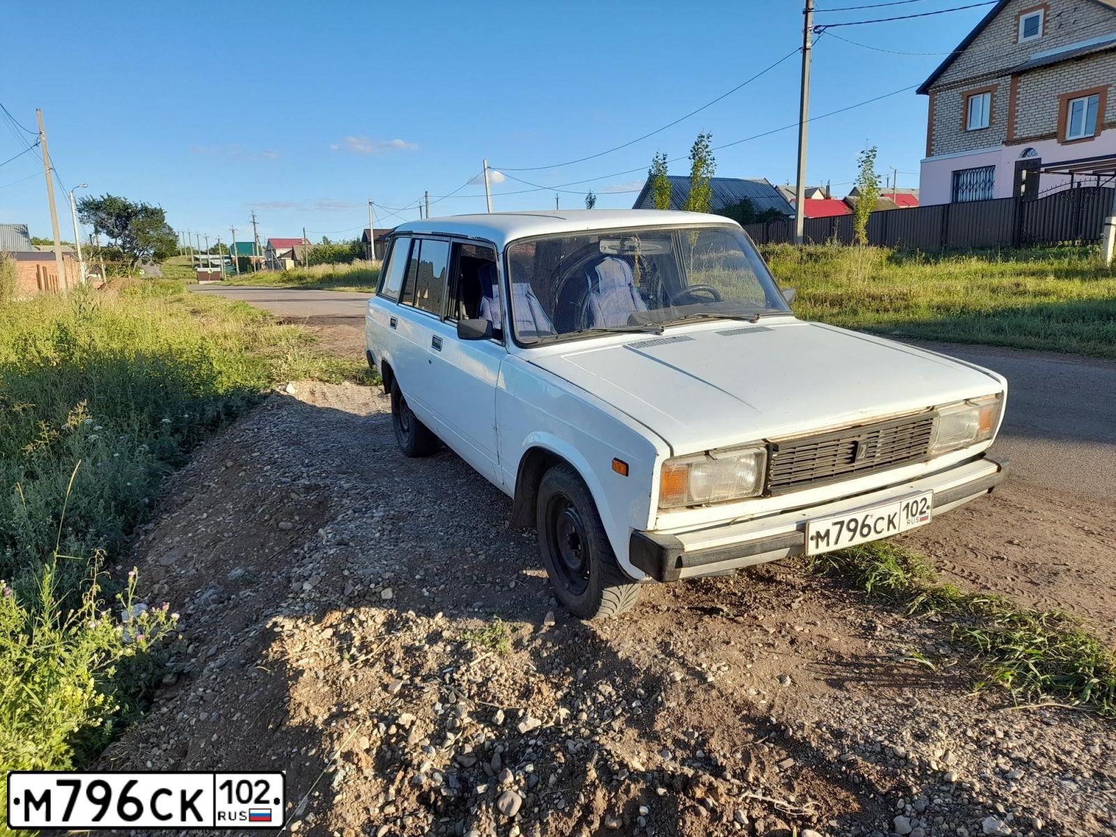 Фото автомобиля LADA 2104, 1997 — госномер М796СК102. Цвет: БЕЛЫЙ