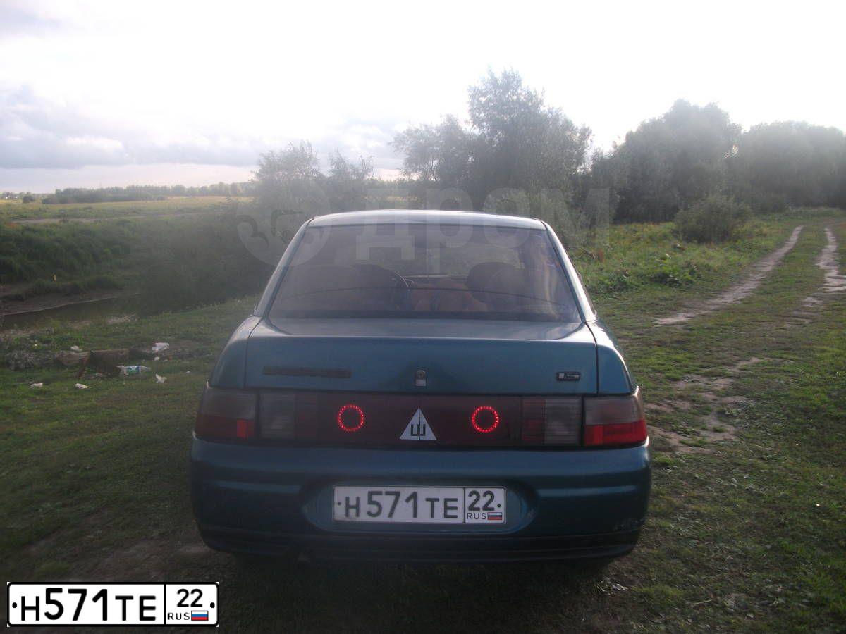 Фото автомобиля LADA 2110, 1997 — госномер А533ТА22. Цвет: Темно-зеленый