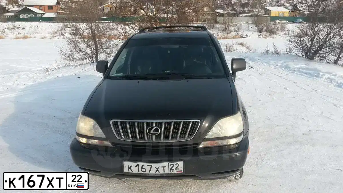 Фото автомобиля LEXUS S RX, 2002 — госномер А267КХ199. Цвет: ЧЕРНЫЙ