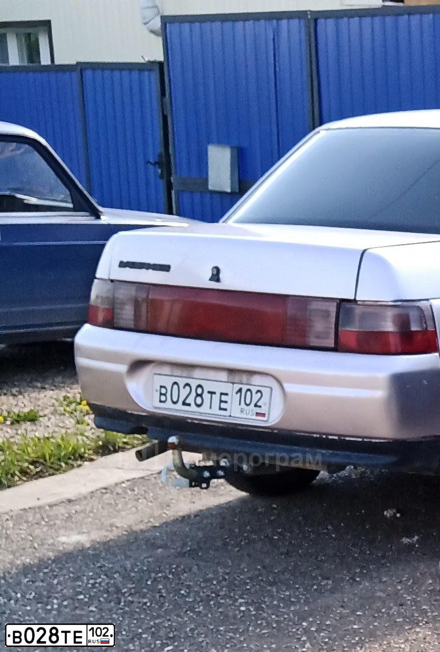 Фото автомобиля LADA 2110, 2001 — госномер В028ТЕ102. Цвет: БЕЖЕВО-РОЗОВЫЙ