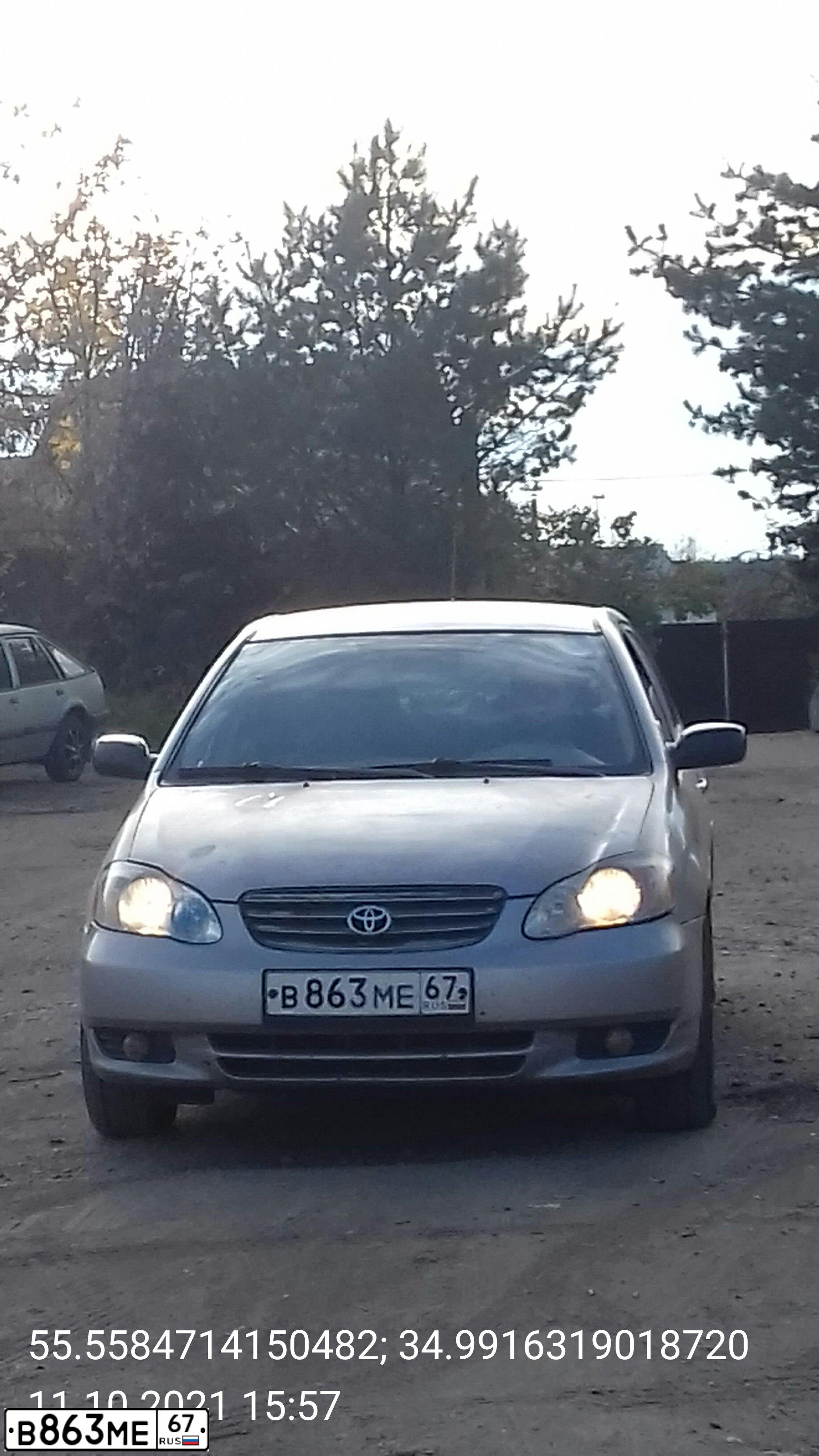 Фото автомобиля LADA KALINA, 2008 — госномер А582СА67. Цвет: ТЕМНО-СЕРЫЙ