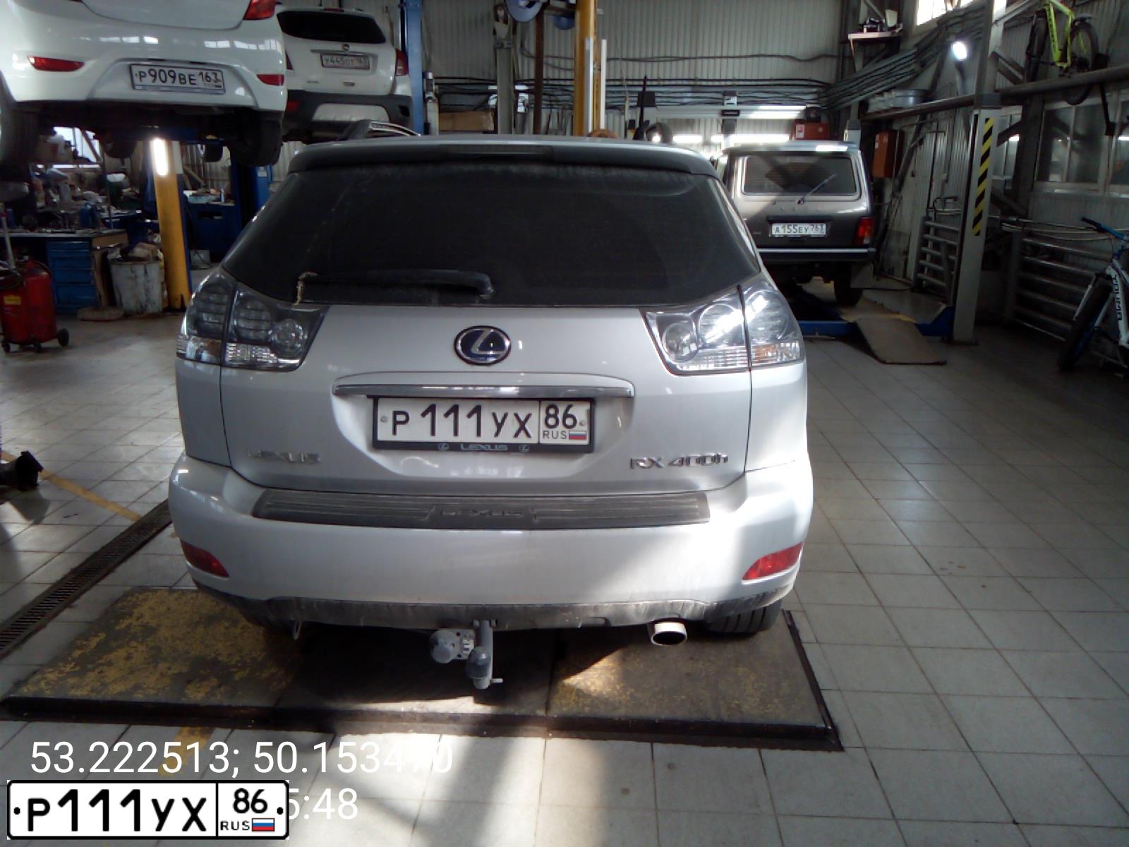 Фото автомобиля LEXUS RX400 H, 2008 — госномер Х258ВХ763