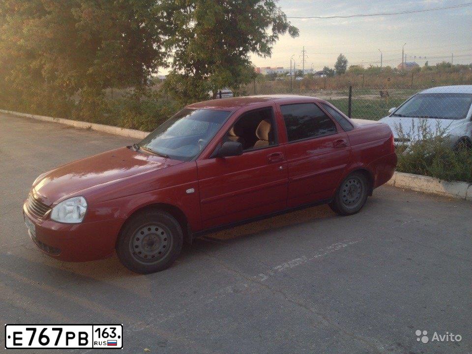 Фото автомобиля LADA 2170 PRIORA, 2007 — госномер Е767РВ163. Цвет: ЗОЛОТИСТО-КРАСНЫЙ